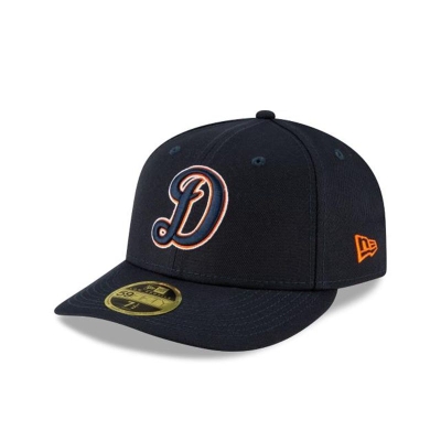 Detroit Tigers Gorra | New Era MLB Ligature Low Profile 59fifty Fitted Cap Mexico - Azules